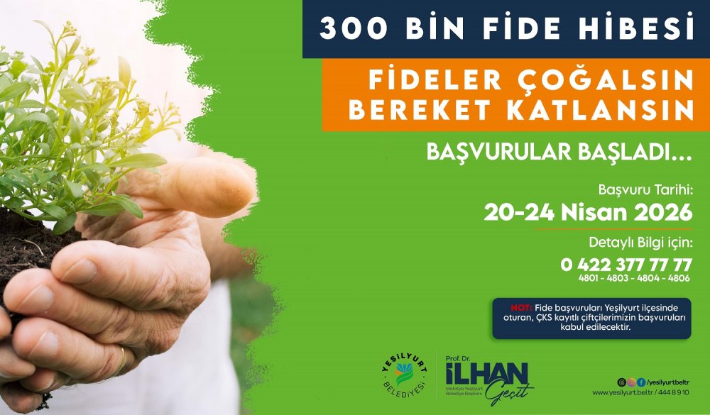 Yeşilyurt Belediye Fide Dağıtımı