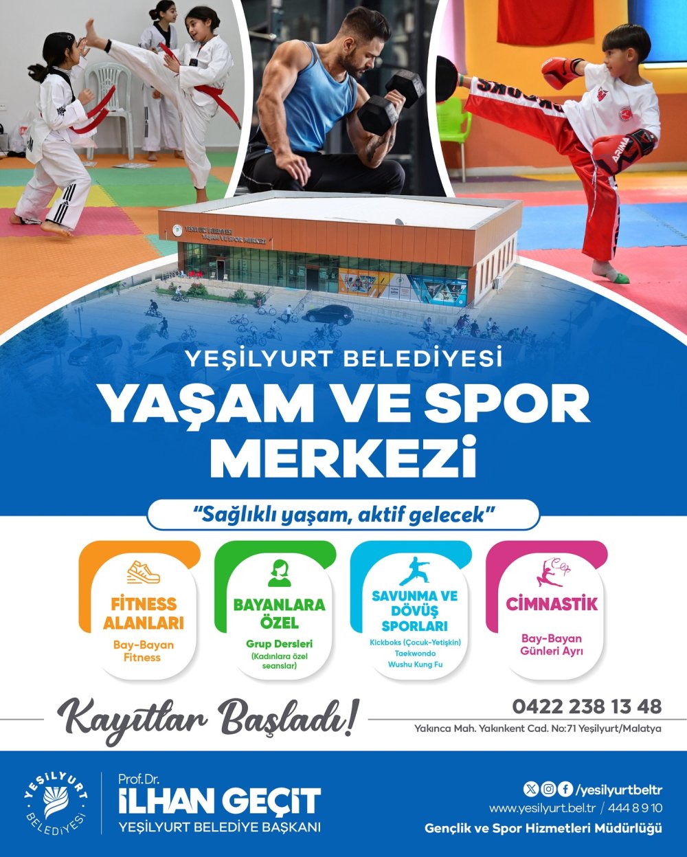 Yeşilyurt Belediyesi Sportif Kurslar