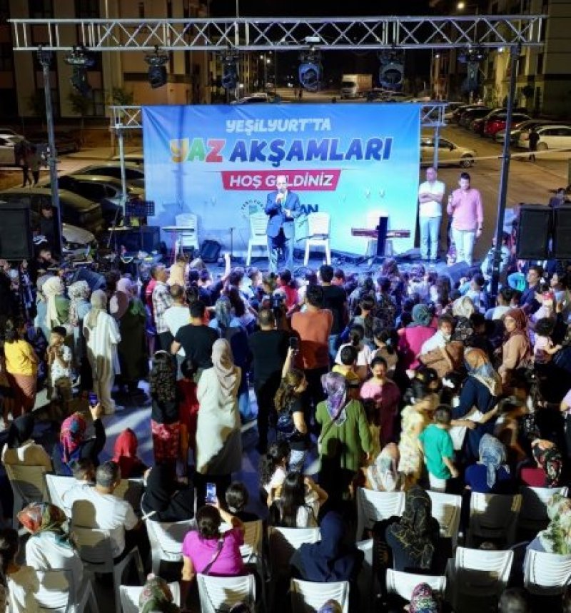 İkizce TOKİ 1.Etap Konutları’nda ‘Yeşilyurt Yaz Akşamları’ Coşkusu Yaşandı