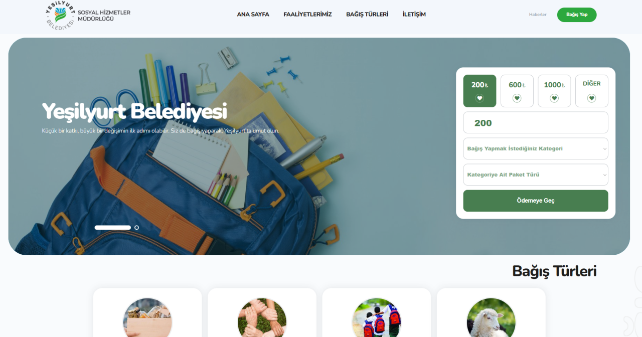 Sosyal Yardım - Bağış